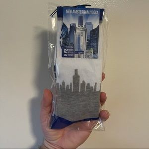 New Amsterdam Socks unisex M 6-10 W 7.5-8.5 Halo